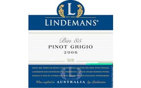 Click to see this product Label of 2024 Lindeman's Bin 85 Pinot Grigio