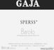 10th label thumbnail of Gaja Sperss Langhe - Barolo