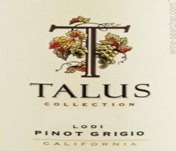 Label 9 of Talus Collection Pinot Grigio