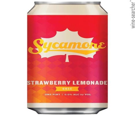 Label 1 of Sycamore 'Strawberry Lemonade' Gose Beer