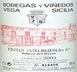 8th label thumbnail of Vega Sicilia Tinto Valbuena 5
