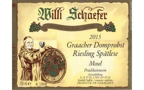 Click to see this product Label of Weingut Willi Schaefer Graacher Domprobst Riesling Spatlese 10