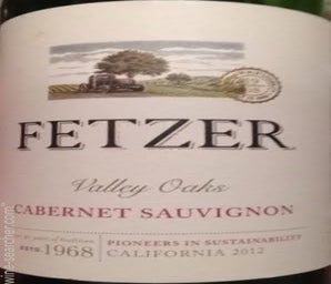 Label 1 of Fetzer Valley Oaks Cabernet Sauvignon