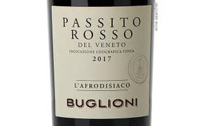 Click to see this product Label of Buglioni L'Afrodisiaco Passito Rosso Veneto IGT