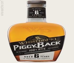 Label 1 of WhistlePig 'Piggy Back' 6 Year Old Rye Whiskey