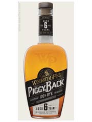 Click to see larger label image Label of WhistlePig 'Piggy Back' 6 Year Old Rye Whiskey