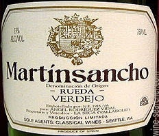 Label 1 of Bodega Martinsancho Verdejo