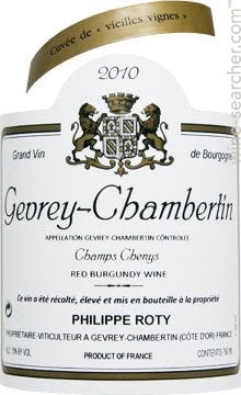 1988 Joseph & Philippe Roty Gevrey-Chambertin Champs Chenys