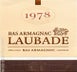 5th label thumbnail of Chateau de Laubade Armagnac