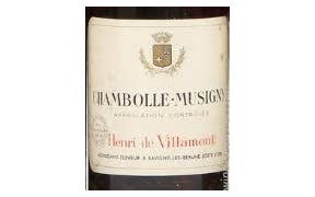 Click to see this product Label of Henri de Villamont Chambolle-Musigny