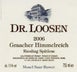 2nd label thumbnail of Dr. Loosen Graacher Himmelreich Riesling Spatlese