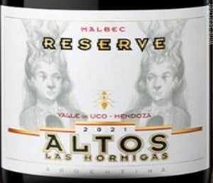 Label 1 of Altos Las Hormigas Reserve Malbec
