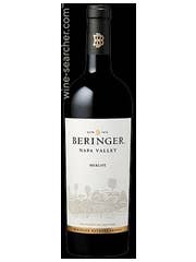 Click to see larger label image Label of 2001 Beringer Vineyards Merlot