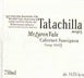 3rd label thumbnail of Tatachilla Cabernet Sauvignon