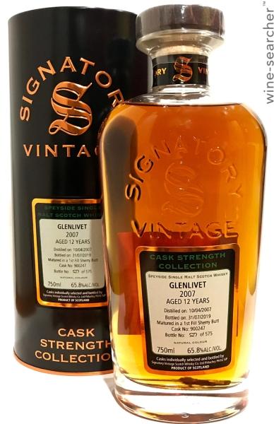 SIGNATORY Glenlivet 12年 Signatory Vintage Cask Strength Collection Glenlivet 12 Year