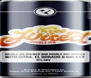 Label 1 of Phase Three 'Three Juiced' Double IPA Beer