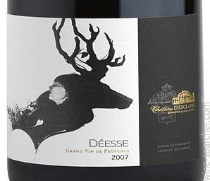 Label 1 of Chateau d'Esclans Cotes de Provence Deesse Rouge
