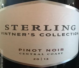 Label 1 of Sterling Vineyards Vintner's Collection Pinot Noir