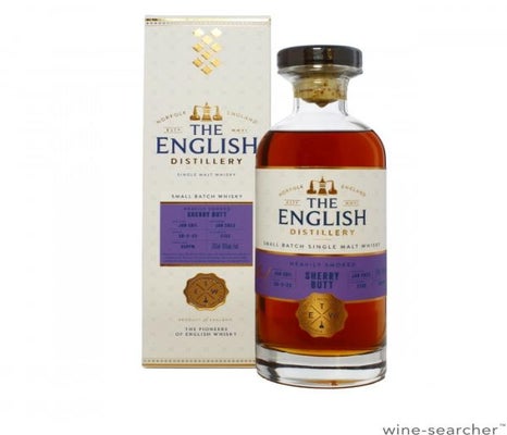 Label 1 of The English Distillery 'Heavily Smoked' Single Malt Whisky