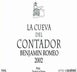 8th label thumbnail of Bodegas Contador - Benjamin Romeo 'La Cueva del Contador'