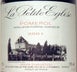 6th label thumbnail of Chateau L'Eglise-Clinet 'La Petite Eglise'