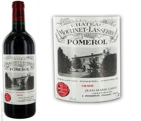 Label 1 of Chateau Moulinet Lasserre
