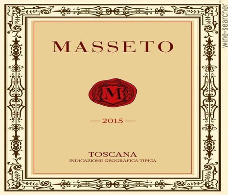 Label 1 of Masseto Toscana IGT