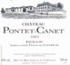 19th label thumbnail of Chateau Pontet-Canet