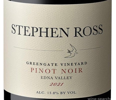 Label 1 of Stephen Ross Wine Cellars Green Gate Vineyard Pinot Noir