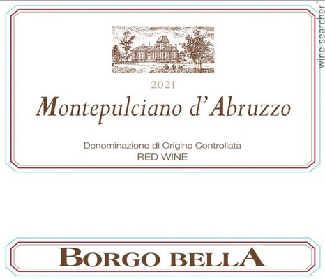 Label 1 of Borgo Reale - Borgo Bella Montepulciano d'Abruzzo