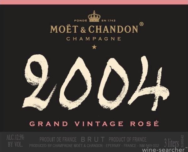 MOËT &amp; CHANDON - モエシャンドン ヴィンテージ ロゼ 2004 箱入】モエ・エ・シャンドン・グラン・ヴィンテージ・ロゼ[2004