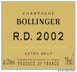 20th label thumbnail of Bollinger R.D. Extra Brut