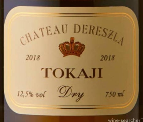 Label 1 of Chateau Dereszla Furmint Dry