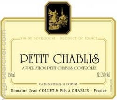 Label 1 of Jean Collet & Fils Petit Chablis