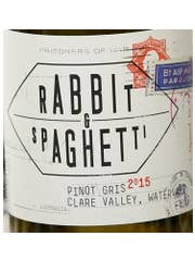 Click to see larger label image Label of Rabbit & Spaghetti Pinot Gris