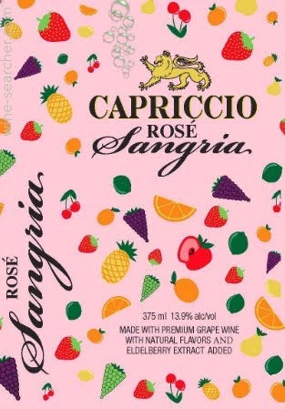 Capriccio Bubbly White Sangria 750 Ml Fruit Bevmo