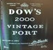 12th label thumbnail of Dow's Vintage Port