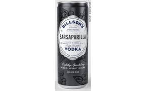 Click to see this product Label of Billson's 'Sarsaparilla' Vodka Soda