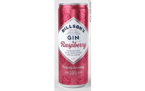 Click to see this product Label of Billson's Sparkling Gin & Raspberry