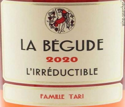 Label 1 of Domaine de la Begude Bandol l'Irreductible Rose