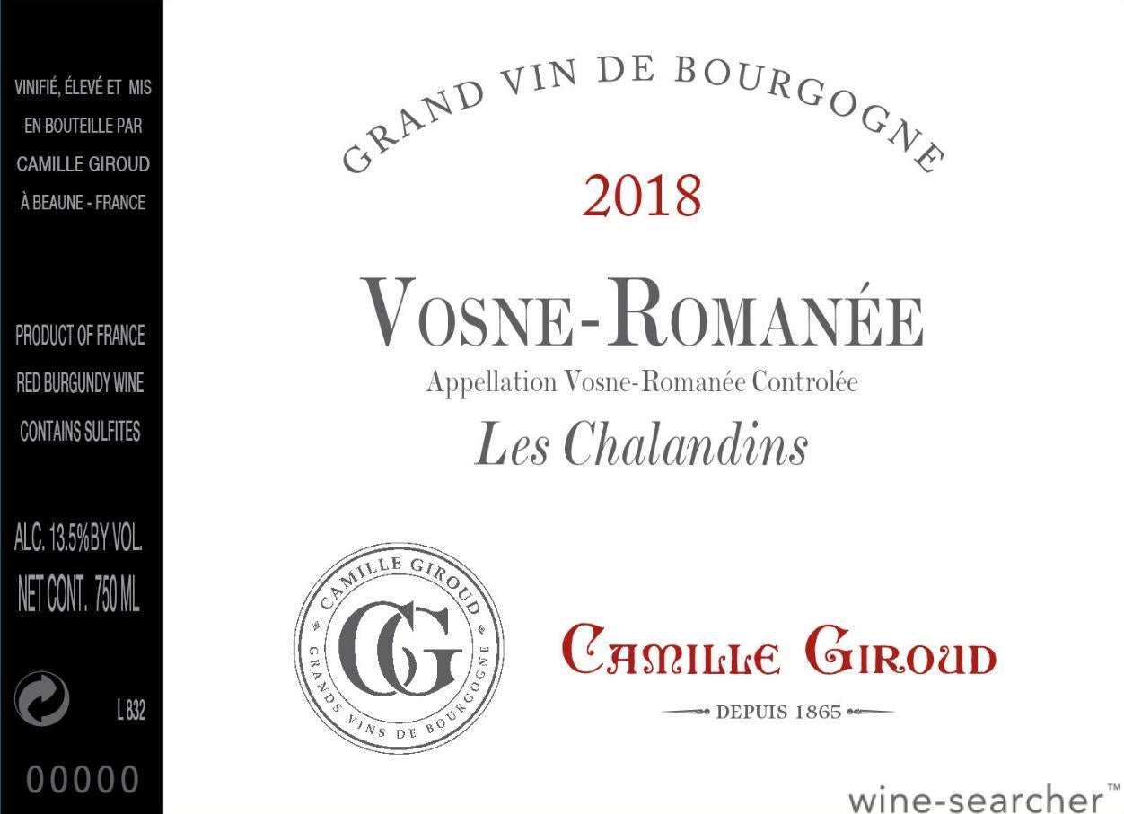2014 Vosne-Romanée Les Chalands 20141361674_Domaine-