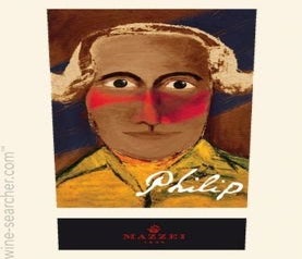 Label 1 of Mazzei 'Philip' Rosso Toscana IGT