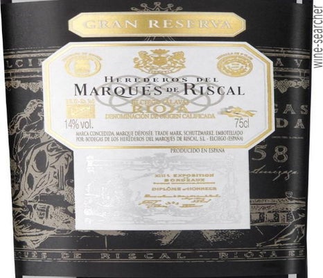 Label 1 of Marques de Riscal Gran Reserva
