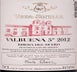 5th label thumbnail of Vega Sicilia Tinto Valbuena 5
