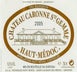 4th label thumbnail of Chateau Caronne Ste Gemme