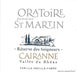 3rd label thumbnail of Domaine Oratoire St Martin Cairanne Reserve des Seigneurs