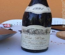 Label 1 of Pierre Gaillard Cote Rotie Brune et Blonde