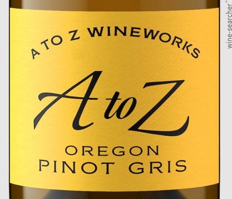 Label 1 of A to Z Wineworks Pinot Gris