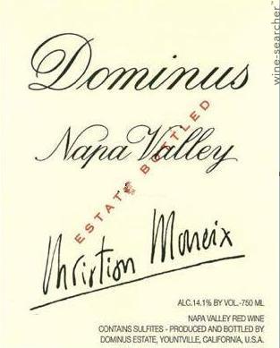 Dominus Napa Valley 2010 赤ワイン 2010 Dominus Napa Valley Bordeaux Blend - SKU 1135352