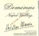1st label thumbnail of Dominus Estate Christian Moueix